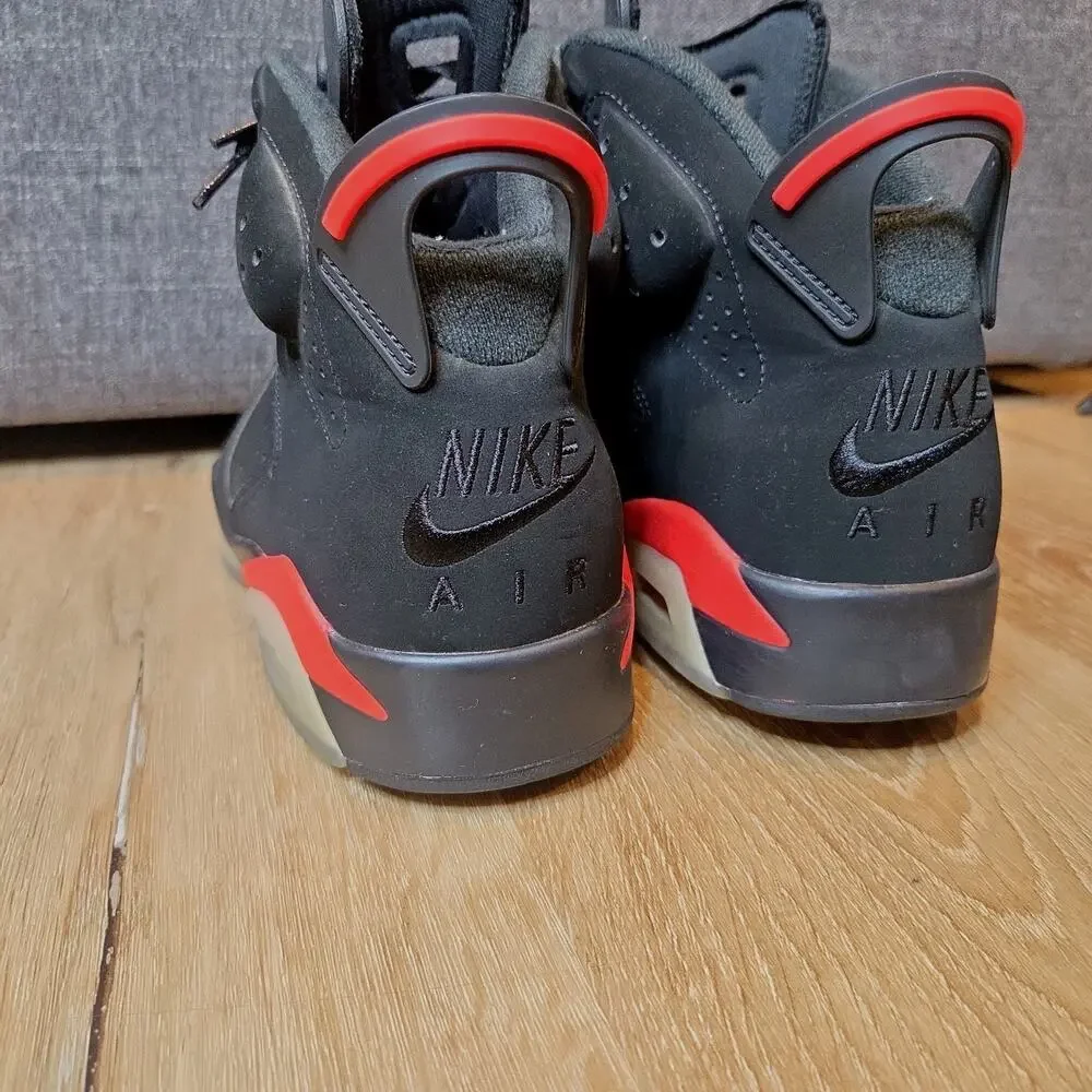Nike Air Jordan 6 Retro Black Infrared 2019 Size 10 384664-060 No Box Ships Fast